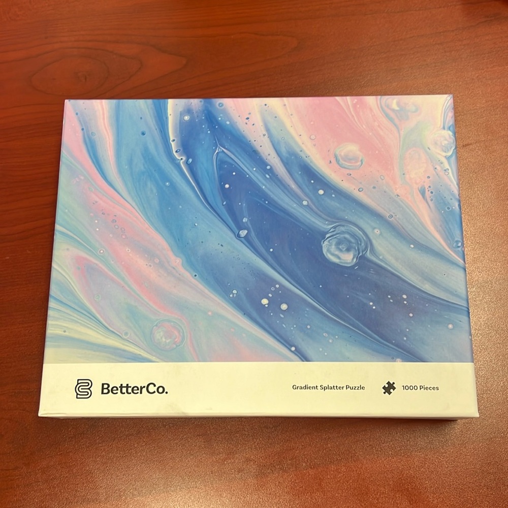 Better Co Gradient Splatter 1,000 piece puzzle